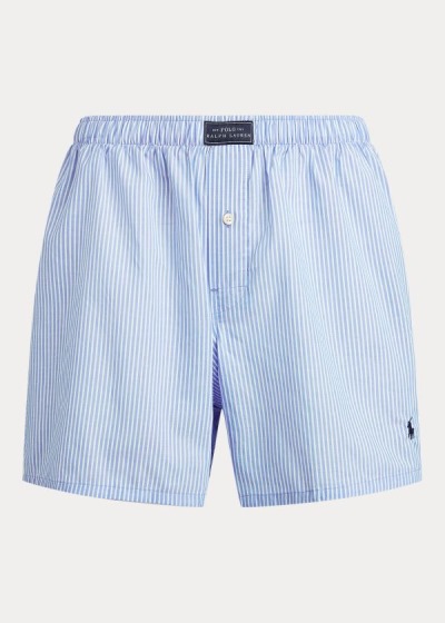 Boxer Polo Ralph Lauren Hombre Azul Marino Rayas - Woven Cotton - BQGFX2410